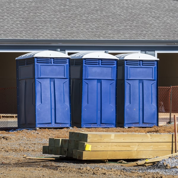 is there a specific order in which to place multiple porta potties in Andrew